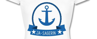 JGA Zubehör – JGA Shirt: JA-Sagerin