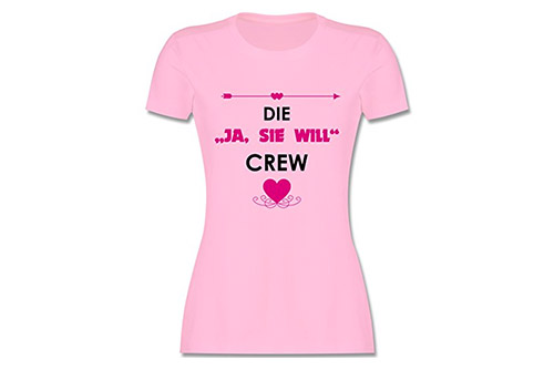 JGA Shirt – Die 'Ja, sie will' Crew